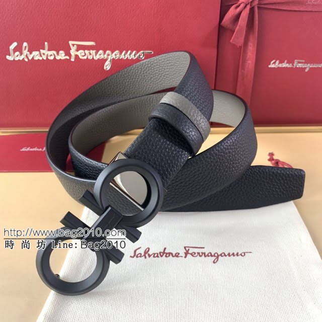菲拉格慕男士皮帶 Ferragamo精品銅扣腰帶  jjp1954